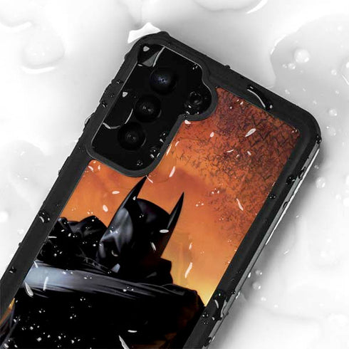 DC Comics Batman Begins Art Galaxy S24 Plus Waterproof Case